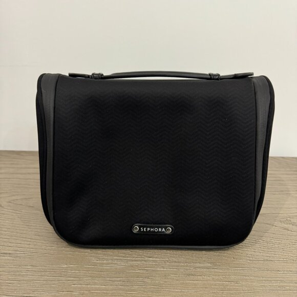 SEPHORA COLLECTION Black Canvas Toiletry Case - Picture 1 of 7